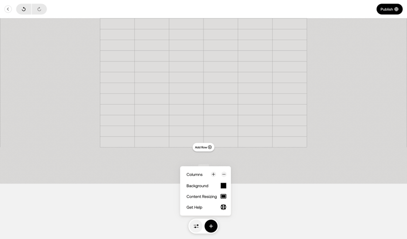 Universe screen example