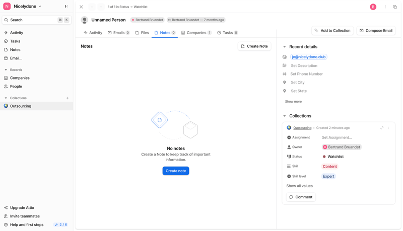 Attio
			       ux ui design