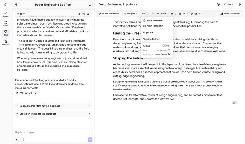 Jasper
			      ux ui design