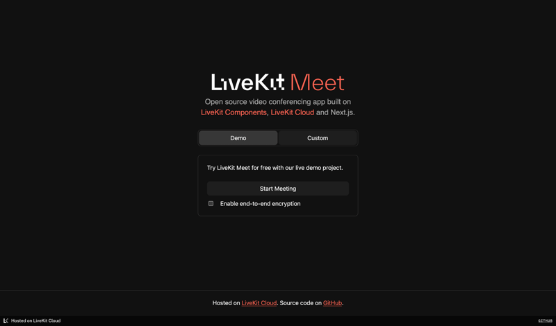 Livekit screen example