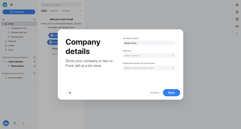 Front
			     ux ui design