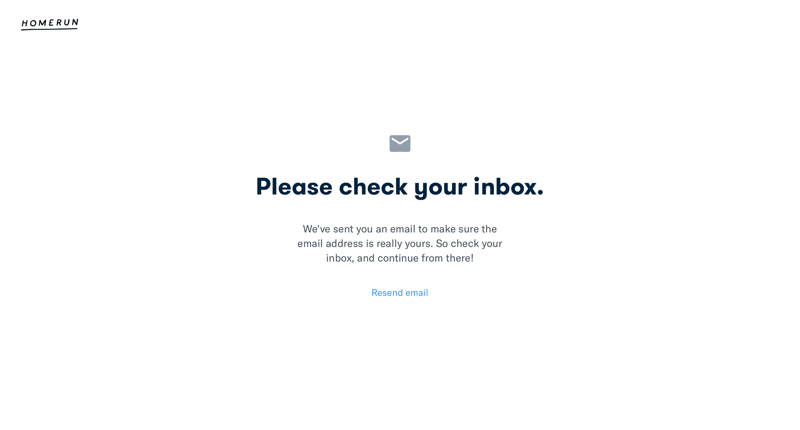 Homerun
			      ux ui design