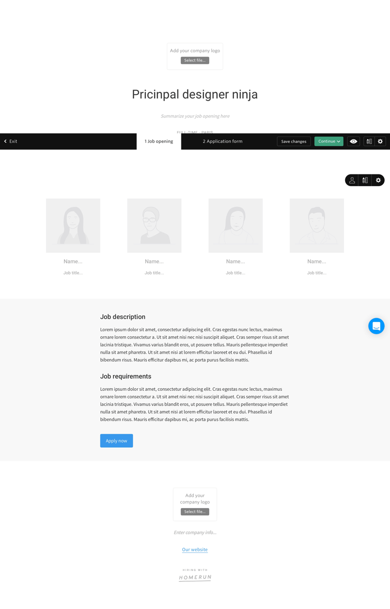 Homerun
			      ux ui design