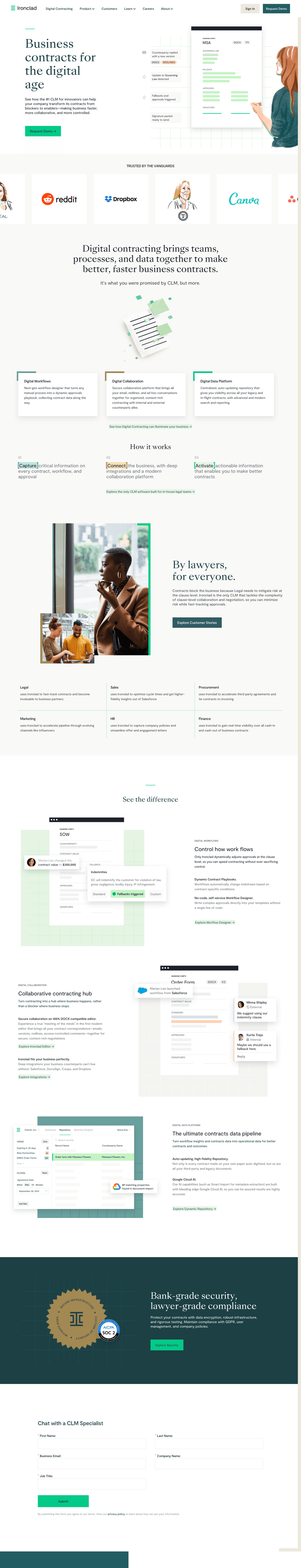 Ironclad
				 page example