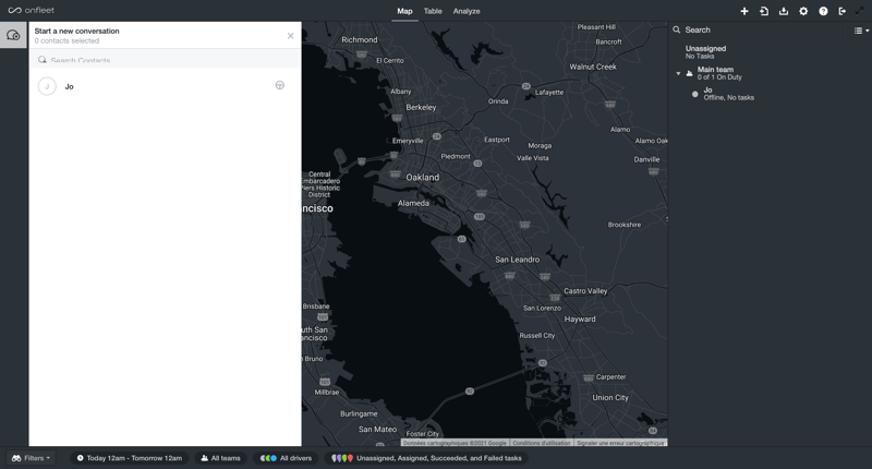 Onfleet
			    ux ui design
