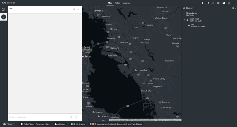 Onfleet
			       ux ui design