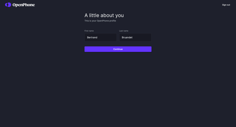OpenPhone
			       ux ui design