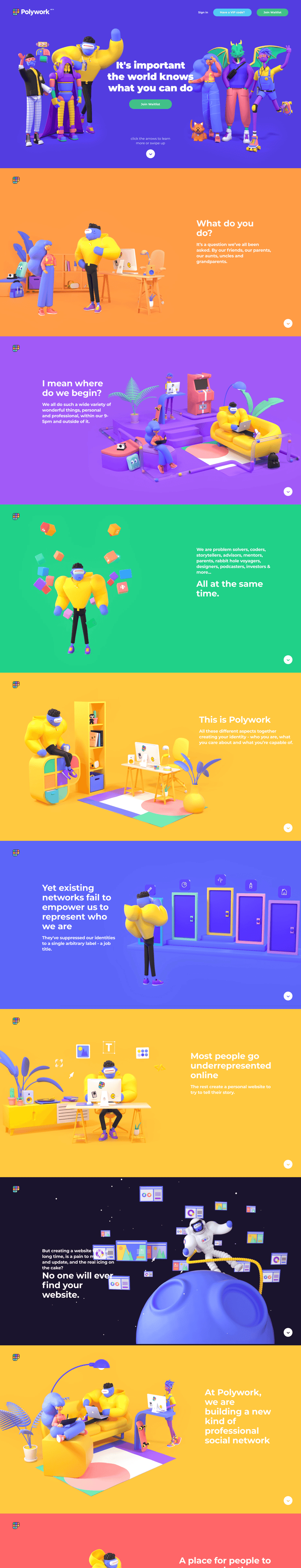 Polywork
				 page example