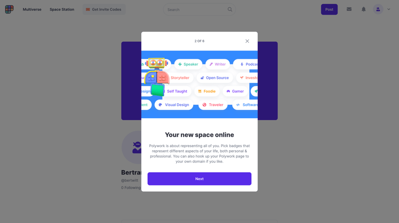 Polywork
			   ux ui design