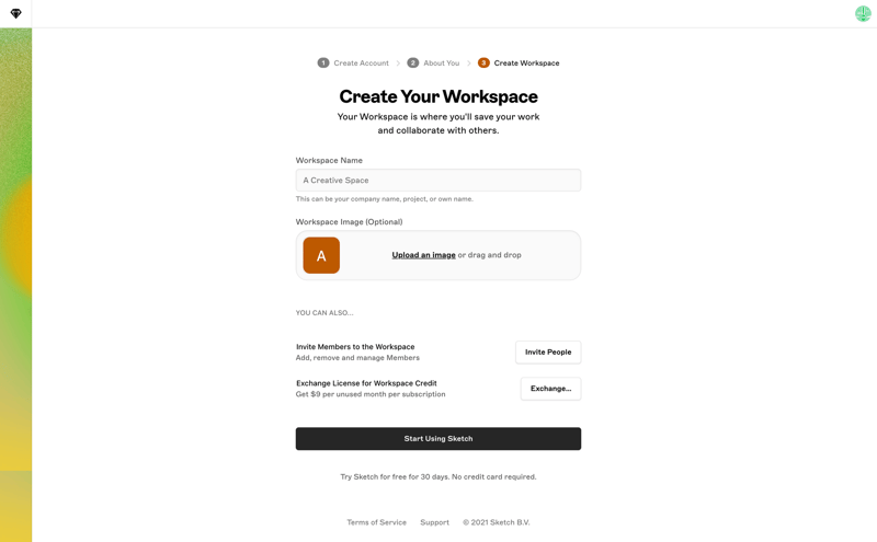 Sketch
			           ux ui design