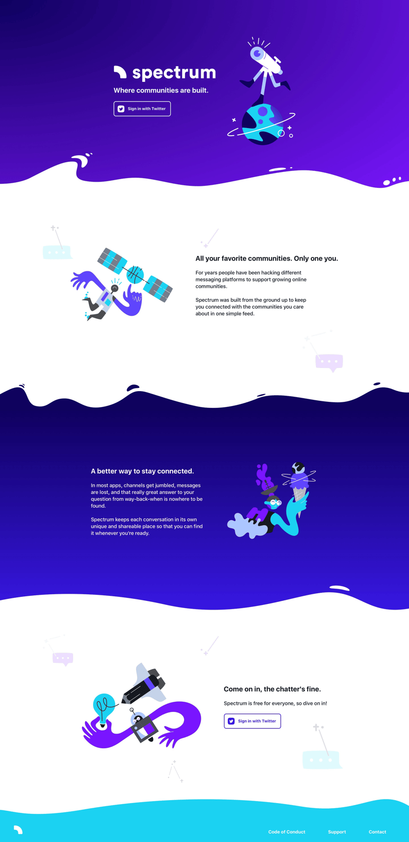 Spectrum
				 page example