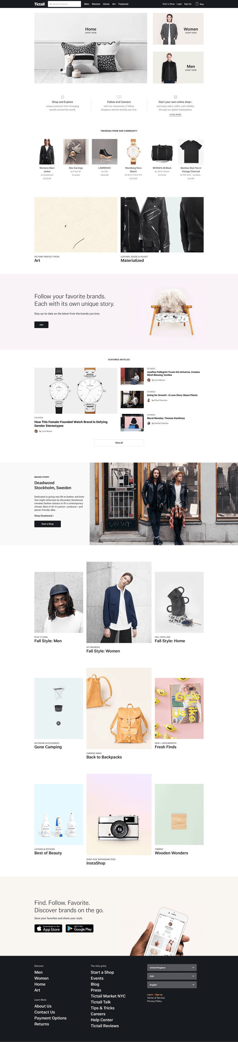 Tictail
				 page example