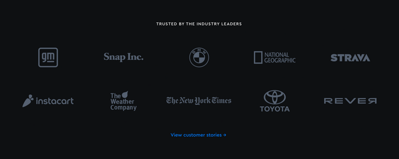 Mapbox
				social proof ui component