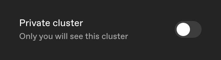 Cosmos
				toggle/switch ui component