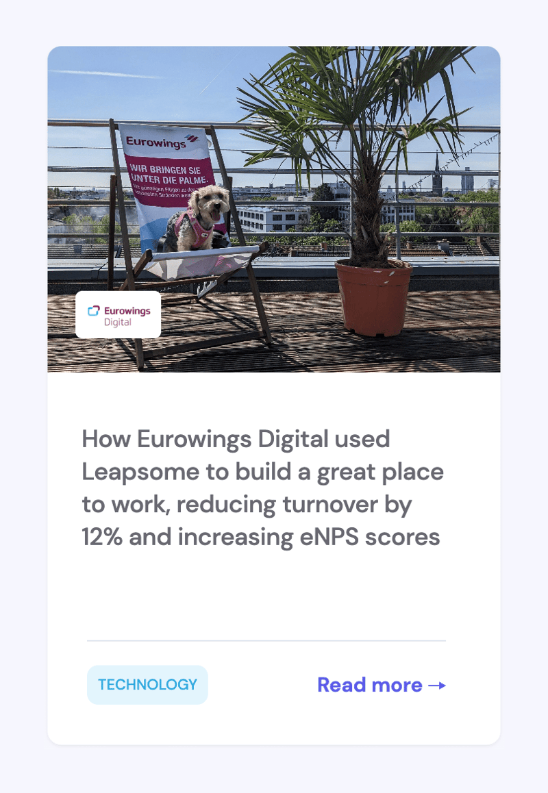 Leapsome
				card ui component