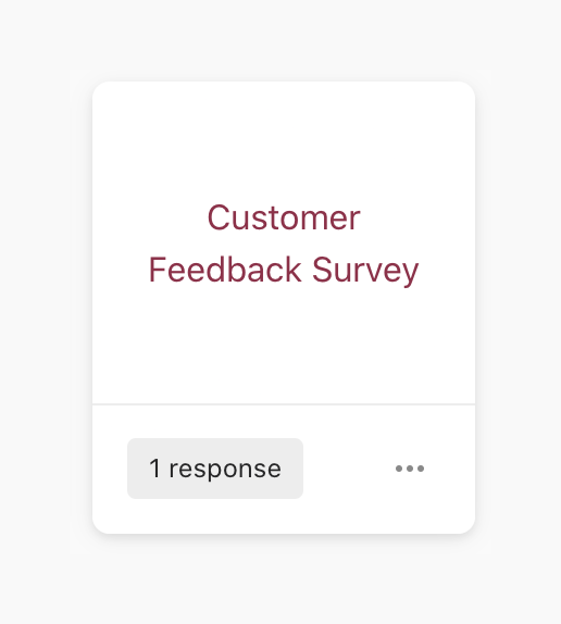 Typeform
				card ui component