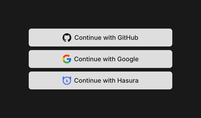 Neon
				social login button ui component