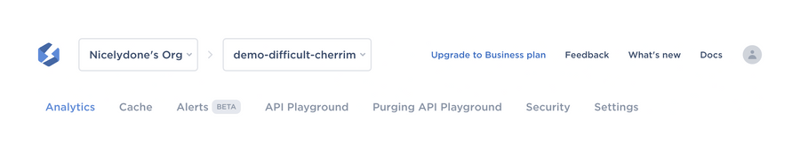 GraphCDN
				horizontal navigation ui component