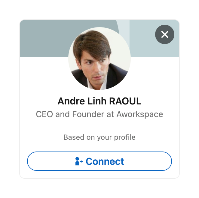 Linkedin
				card ui component