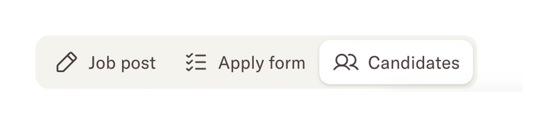 Homerun
				segmented control ui component