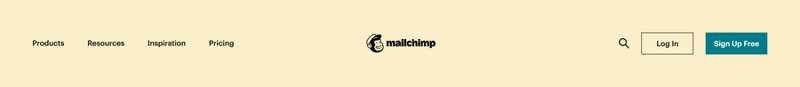 Mailchimp
				header ui component