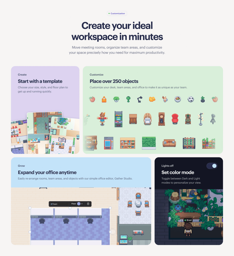 Gather
				bento box ui component
