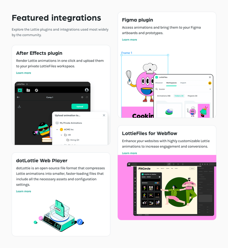 Lottie
				bento box ui component