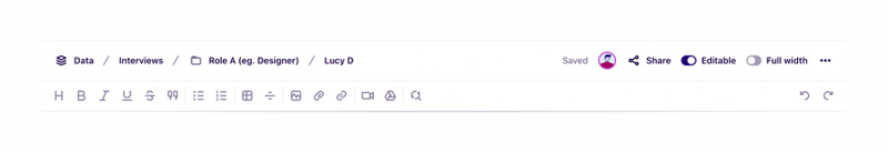 Dovetail
				horizontal navigation ui component