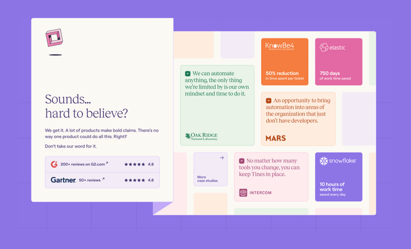Tines
				testimonial ui component