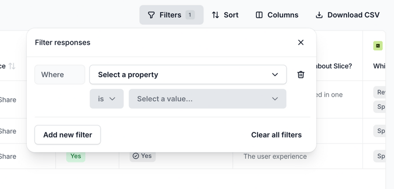 Ballpark
				sorting & filtering ui component