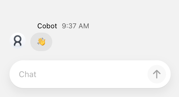 Cobot
				artificial intelligence ui component