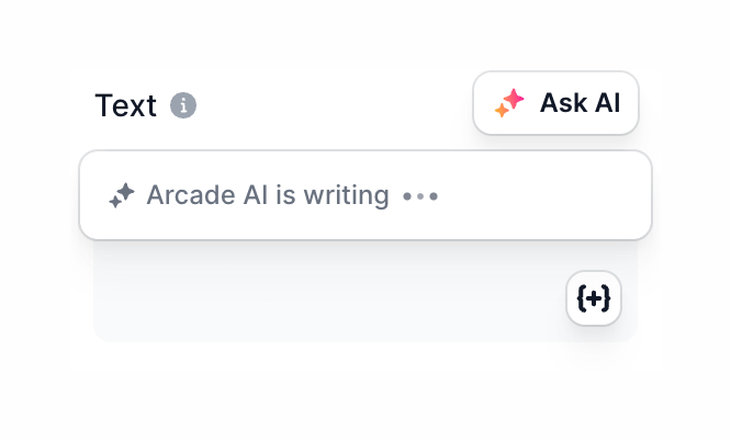 Arcade
				artificial intelligence ui component