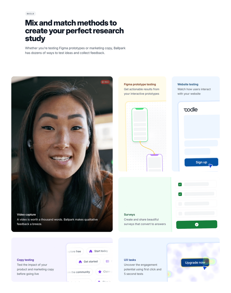 Ballpark
				bento box ui component