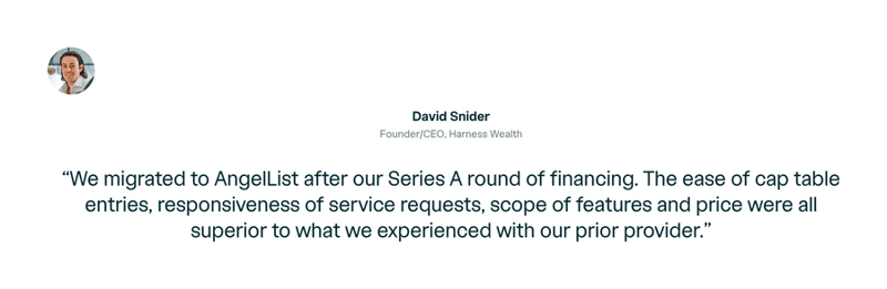 Angellist
				testimonial ui component