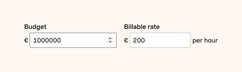Harvest
			form desktop finance ui component