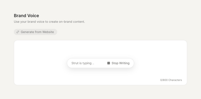 Strut
				artificial intelligence ui component
