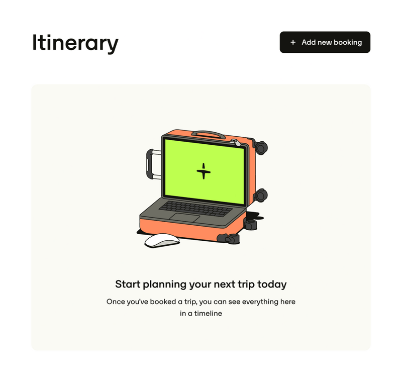 Travelperk
				empty state ui component