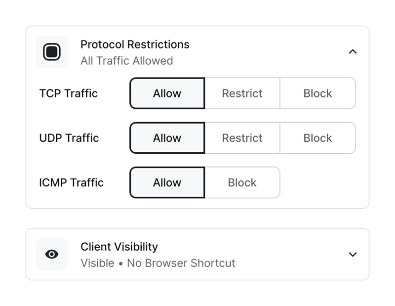 Twingate
				accordion ui component