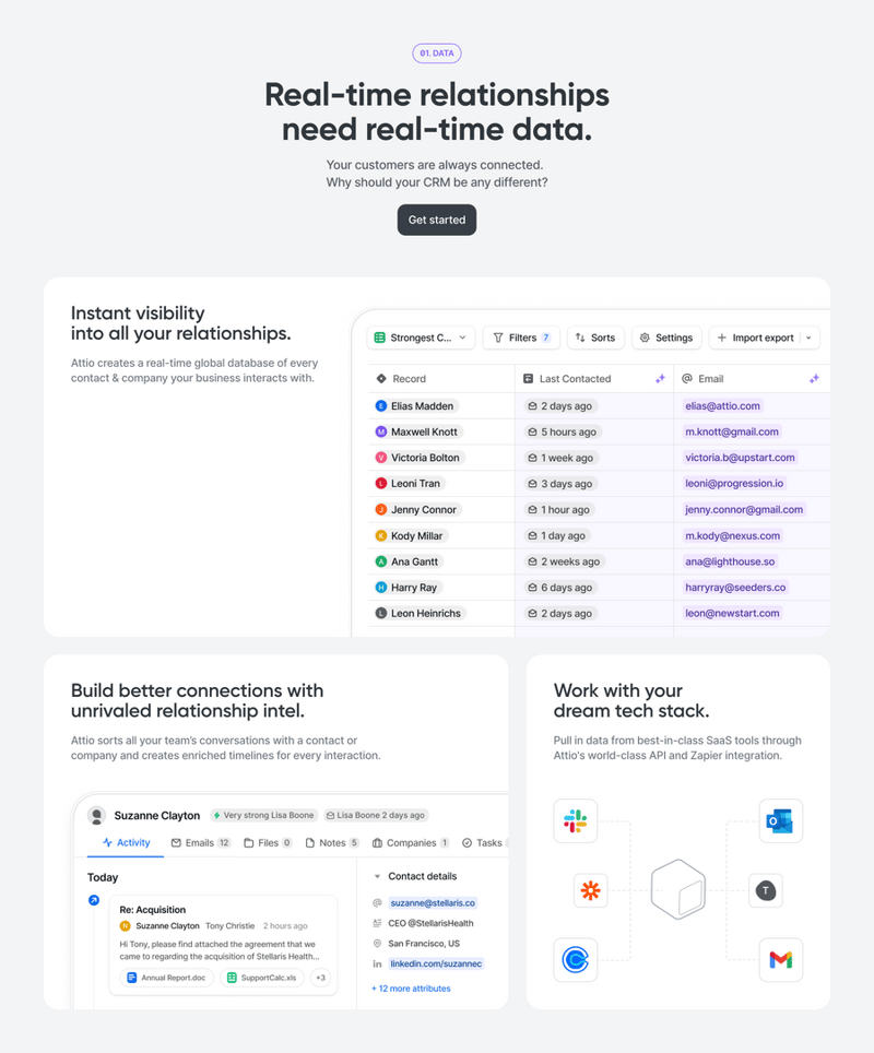 Attio
				bento box ui component