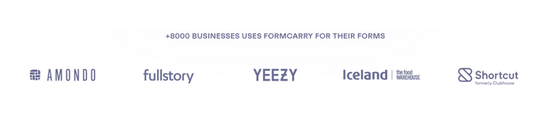 Formcarry
				social proof ui component