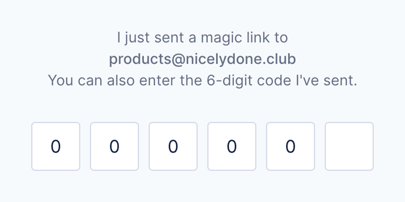 Fernand
				input code ui component