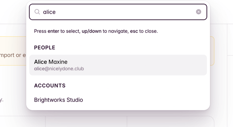 Outseta
				input search ui component