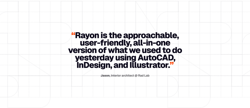 Rayon
				testimonial ui component