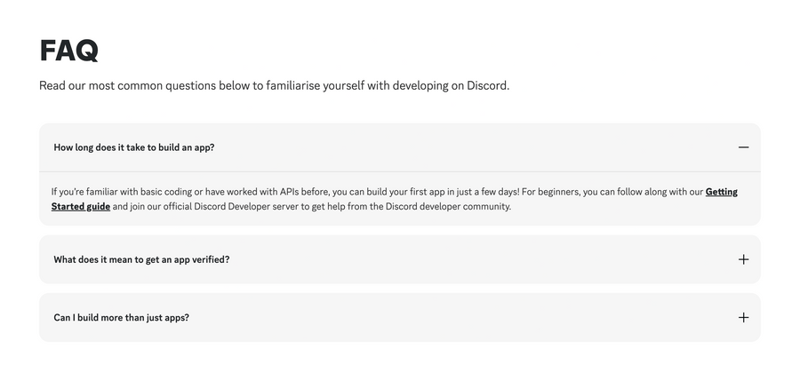 Discord
				accordion ui component