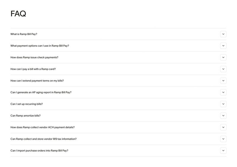 Ramp
				testimonial ui component