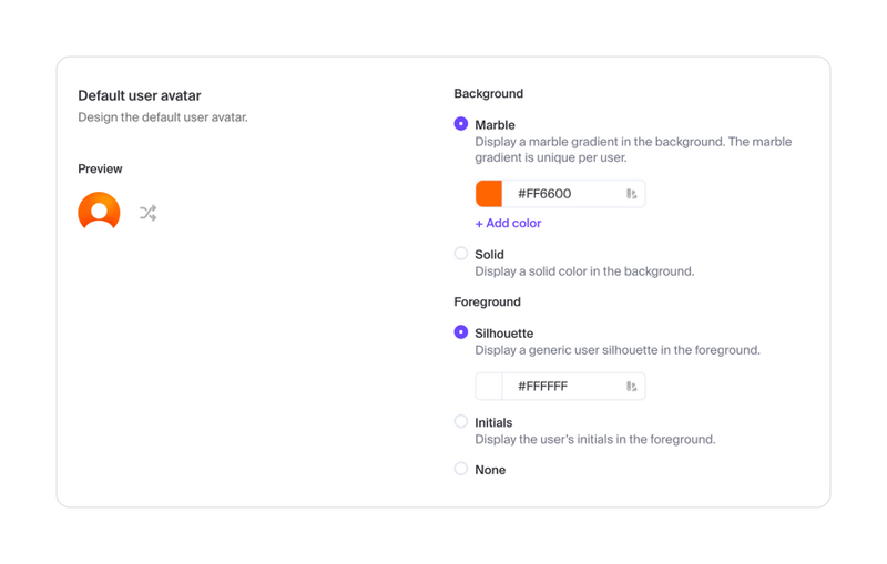 Clerk
				checkbox & radio ui component