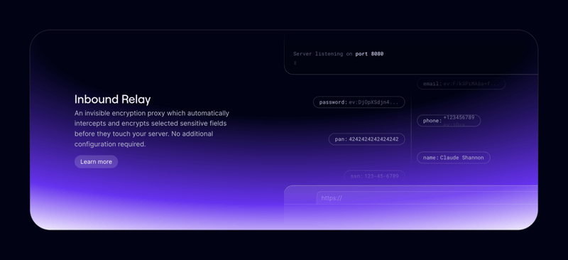 Evervault
				illustration ui component