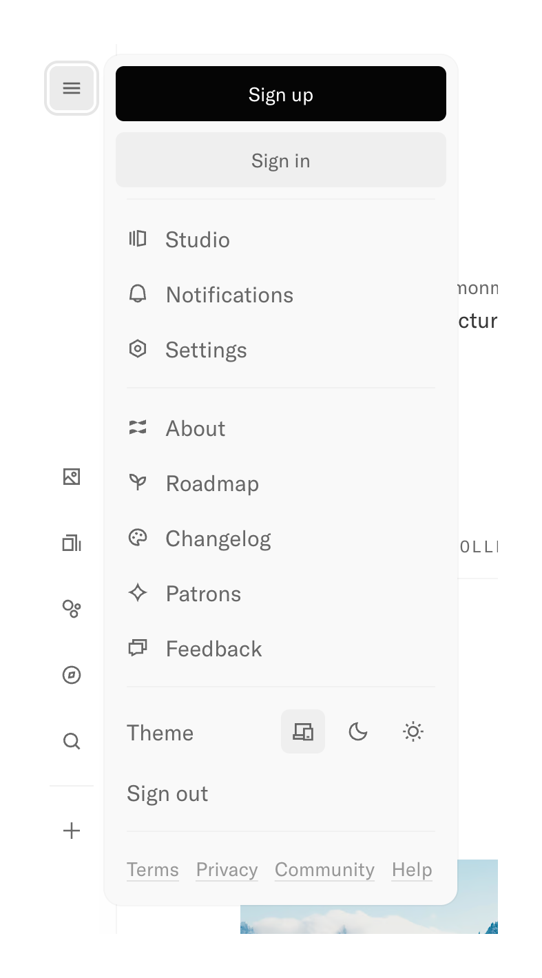 Refrakt
				dropdown menu ui component