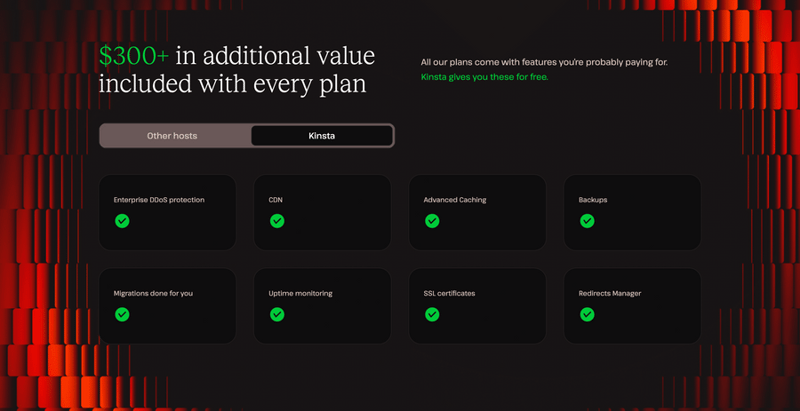 Kinsta
				pricing section ui component