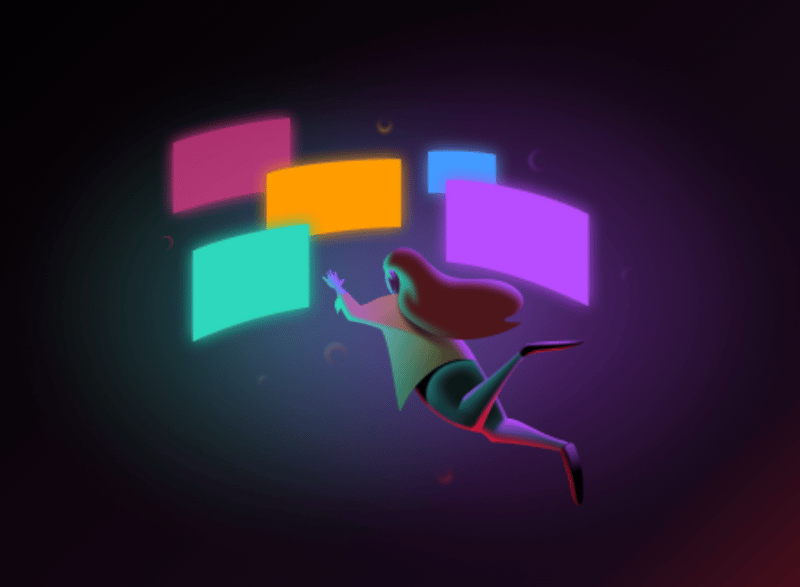 Netflix
				illustration ui component